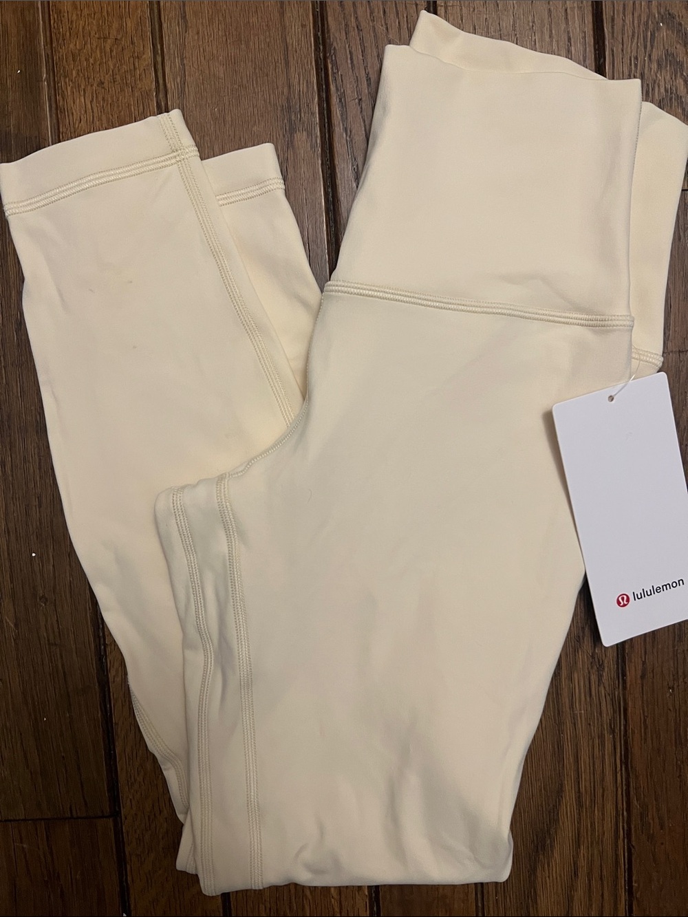 Lululemon Butter Cream Yellow Align High-Rise Leggings 25" Size 6 NWT
